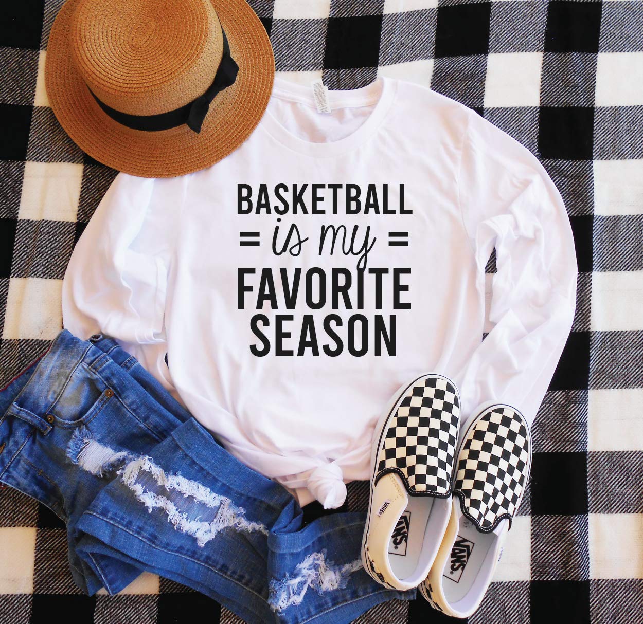 Basketball Shirt, Cute Basketball Mom , Basketball Is My Favorite Season , Unisex , Basket