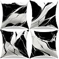 YAJTJX Halloween Pillow Covers - Set Of 4 Gothic Skull Print Covers For Sofa, Bed, Or Decor (18x18 Inch) - View #12