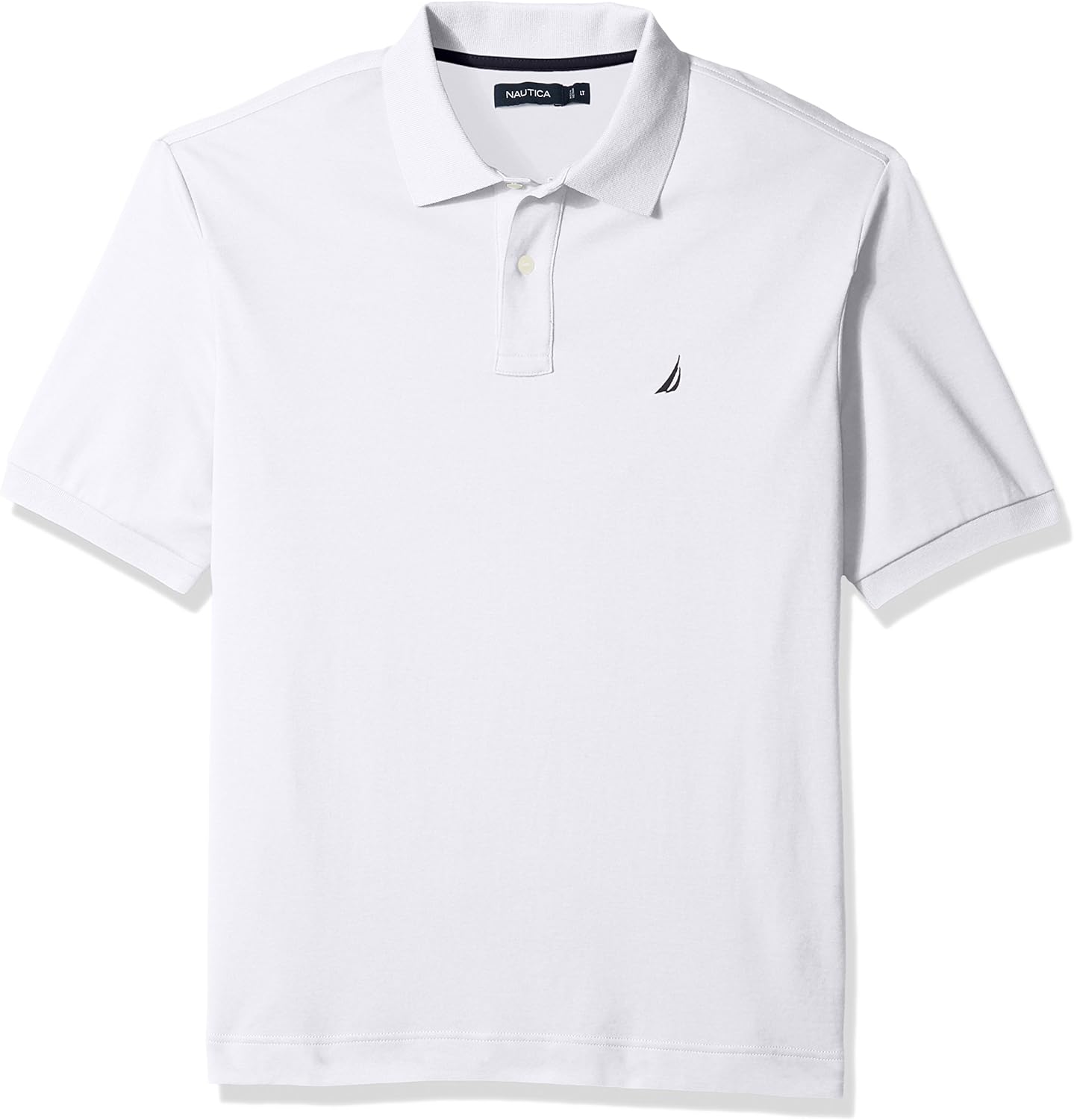 Nautica Men's Classic Fit Short Sleeve Solid Soft Cotton Polo Shirt