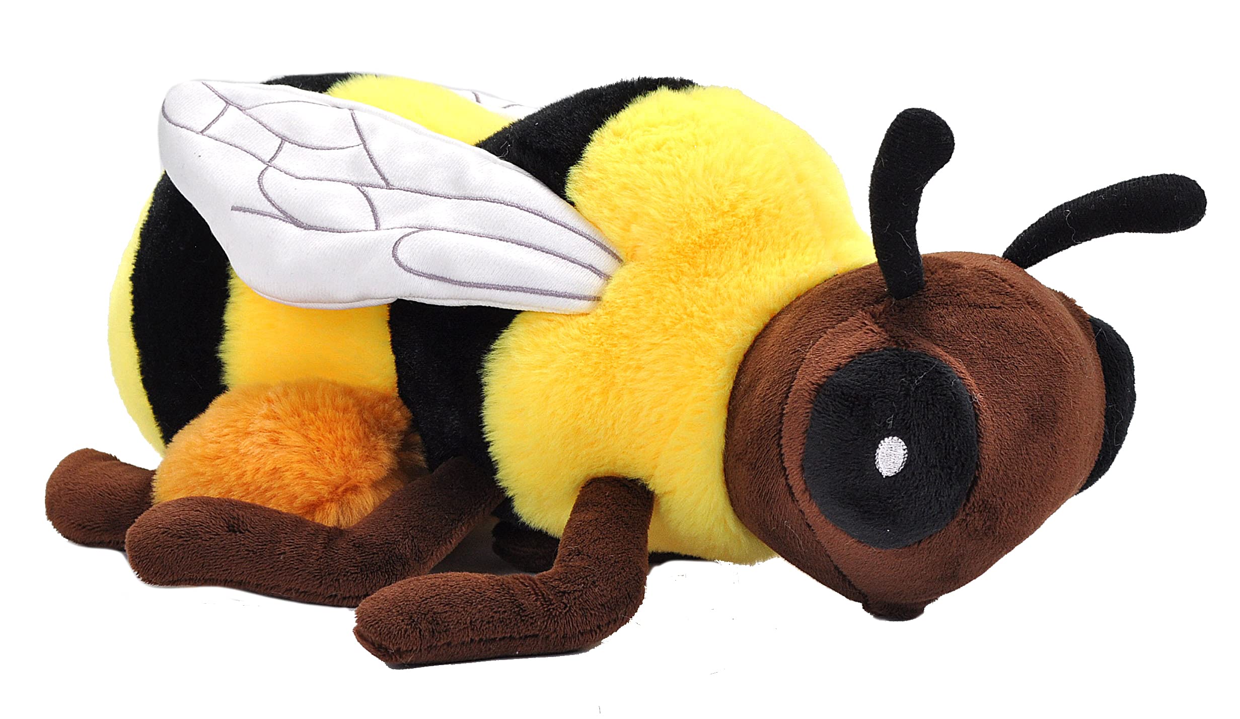 WILD REPUBLIC Ecokins Bee, Stuffed Animal, 12 inches, Gift for Kids, Plush Toy, Made from Spun Recycled Water Bottles, Eco Friendly, Child’s Room Décor