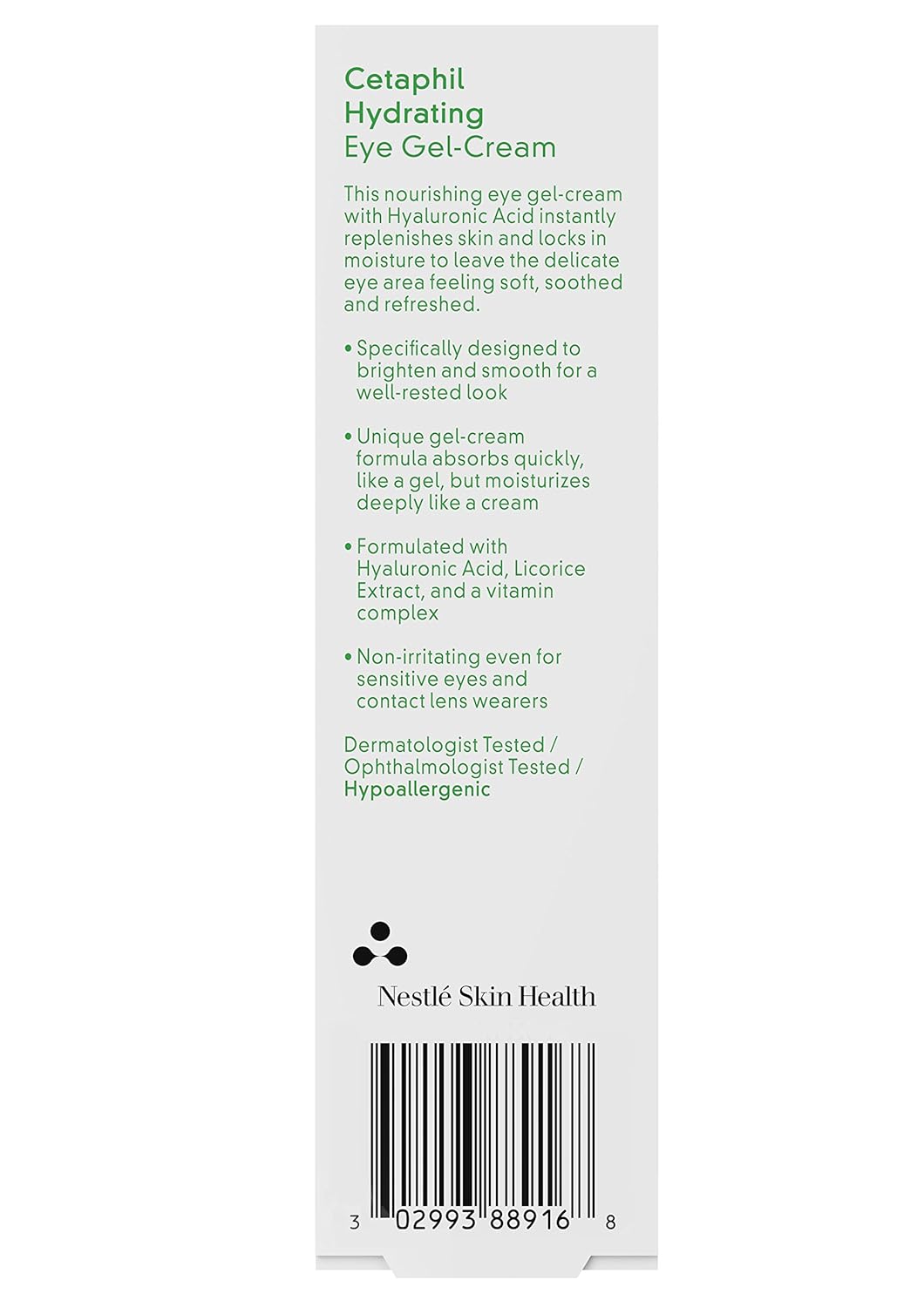 Cetaphil Hydrating Eye Gel Cream, 0.5 Oz: Beauty