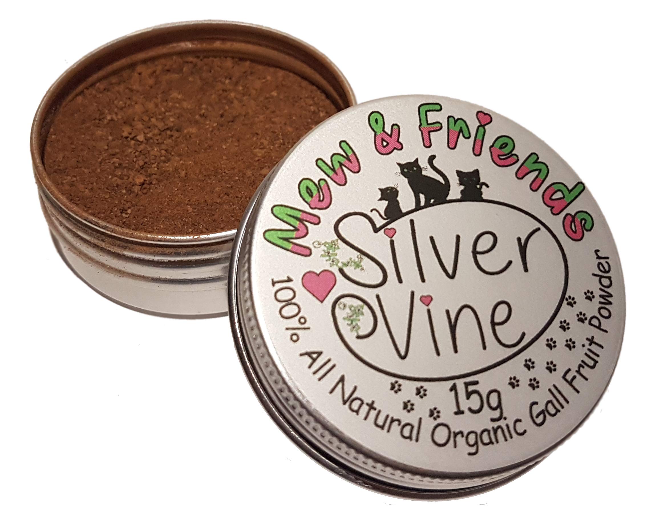 Silvervine Powder for Cats – Great for Toys & Scratchers