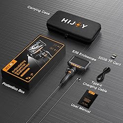 Hijoy Articulating Borescope Camera with Light