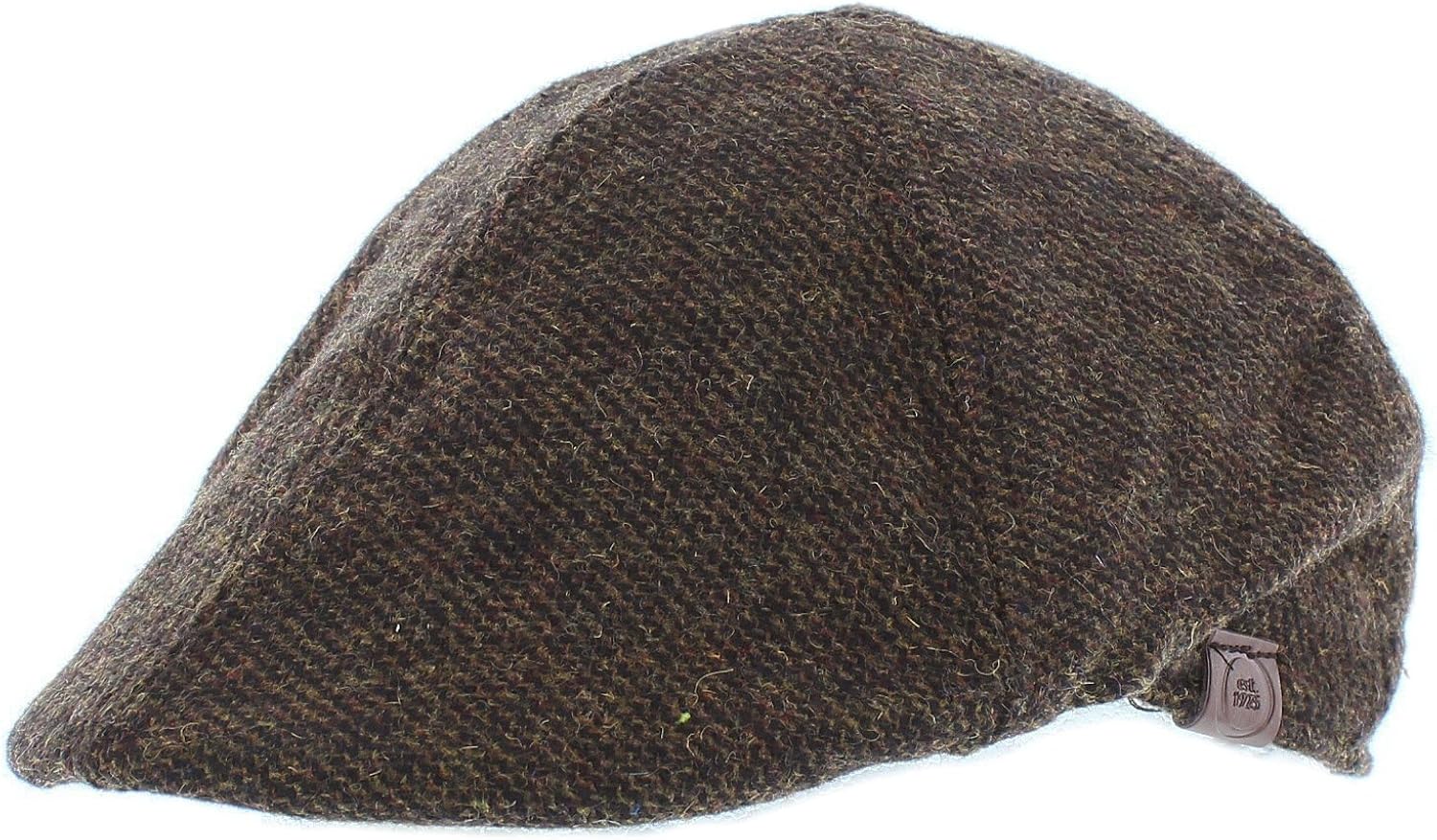 The Hat Company Men's Wilbur Tweed Duckbill Peak Flat Cap Amazon.co.uk