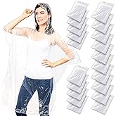 Juvale Disposable Rain Ponchos for Adults, Waterproof Hooded Emergency Ponchos, One Size, Bulk for Travel & Festivals