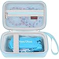 Elonbo Carrying Case for Blinger Dazzling Starter Kit,Blinger Kids Glam Collection Starter Kit Storage Bag,Kids Hair Styling Tool Travel Organizer Holder,Pocket fits Gems Rhinestones. Blue