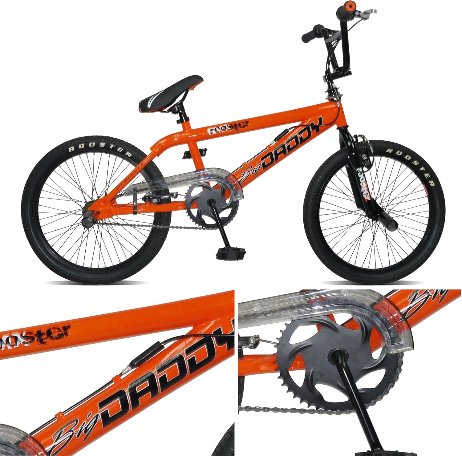 big daddy rooster bmx orange