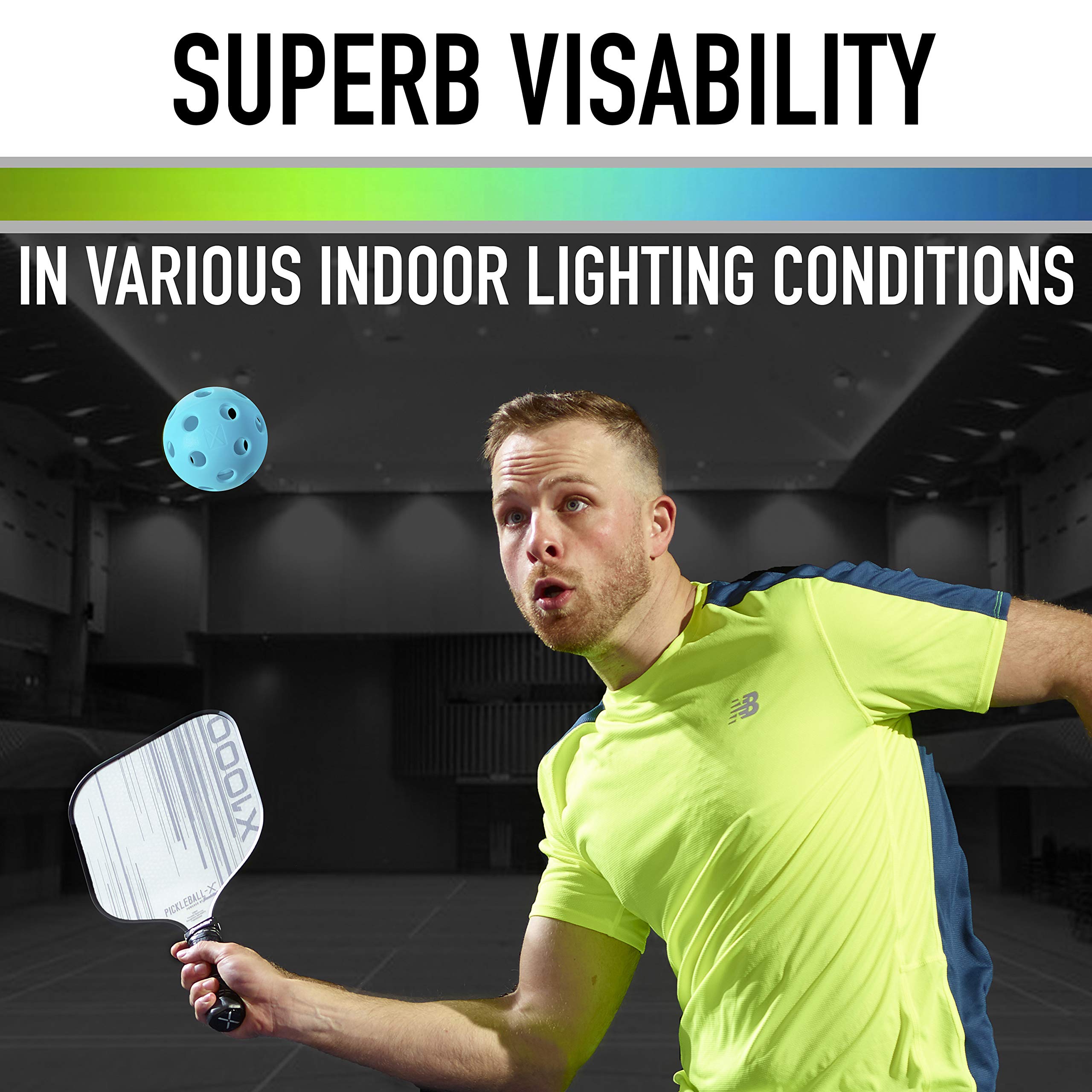 Franklin Sports X-26 Indoor Pickleballs - 3 Pack, 12 Pack & 100 Pack Bulk - USAPA Approved Tournament Pickleballs - Multiple Colors