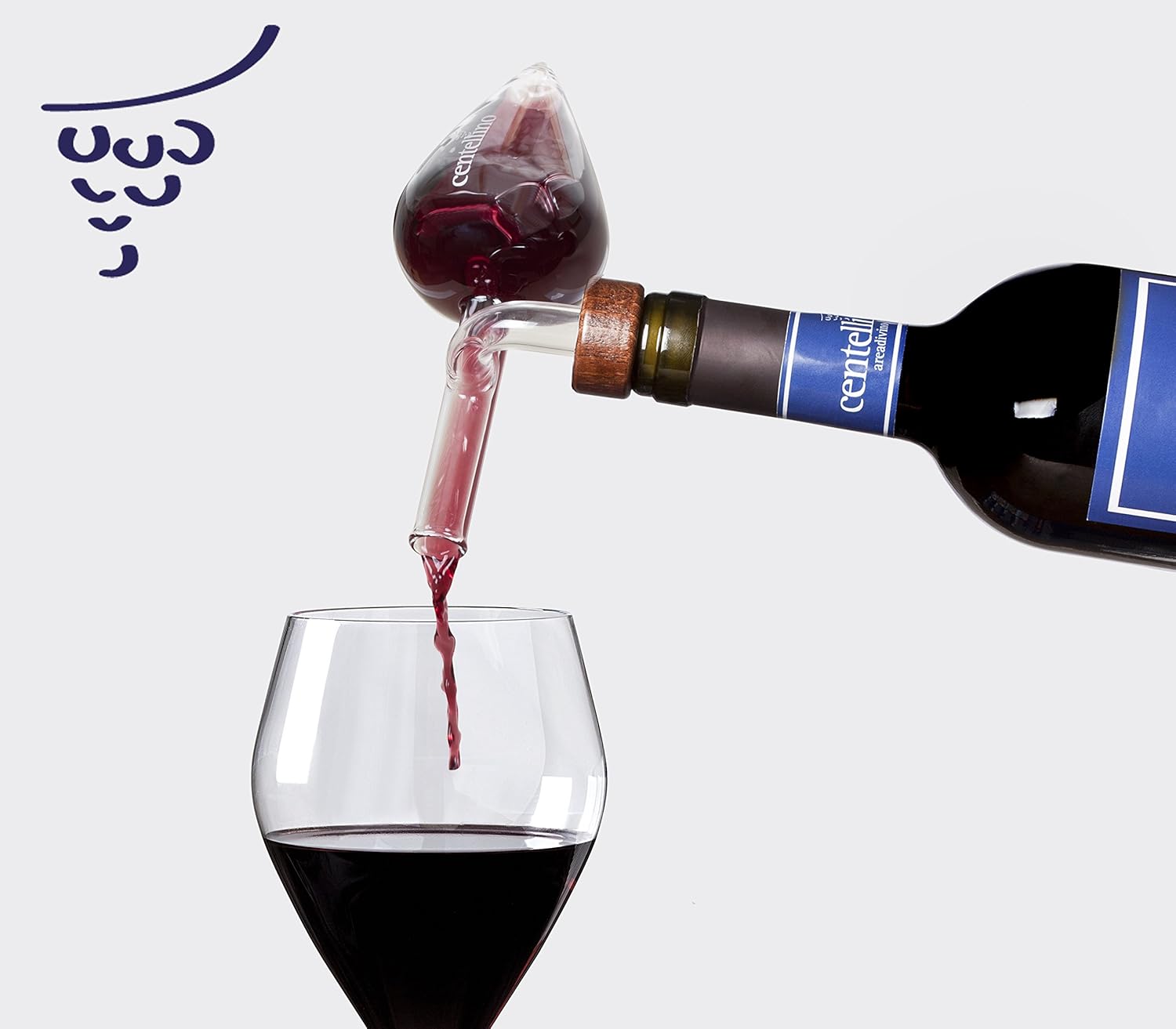 Centellino Areadivino Wine Aerator and Decanter for Brandy and Whiskey