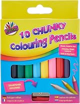 Artbox Chunky Colouring Pencils Half Size 10 Pack 1084 view 3