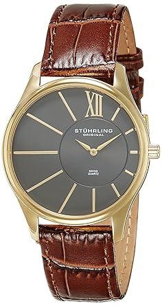 Stuhrling Original Analog Silver Dial Mens Watch - 244.3315C2