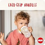 NUK Trainer Cup Sippy Cup 230ml Blue Zebra Leak-Proof BPA-Free 6 Months view 3