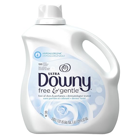 Downy Ultra Fabric Softener Free And Sensitive Liquid 150 Loads, 129