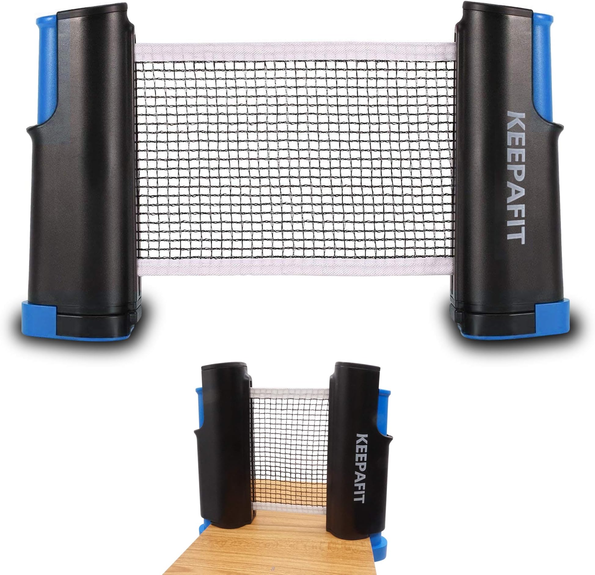 Keepafit Retractable Ping Pong Net, Portable Table Tennis Net