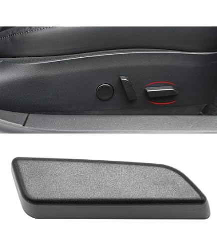 ECSiNG Bouton Réglage Siège Conducteur Gauche – Réf. 1098841-00-E – Compatible Tesla Model 3 2017-2024 – Noir Mat