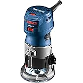 Bosch GKF125CEN Colt 1.25 HP (Max) Herramienta de enrutador de palma de velocidad variable