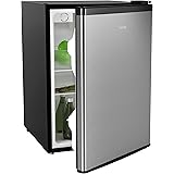 hOmeLabs Mini Fridge - 2.4 Cubic Feet Under Counter Refrigerator with Small Freezer - Drinks Healthy Snacks Beer Storage for 