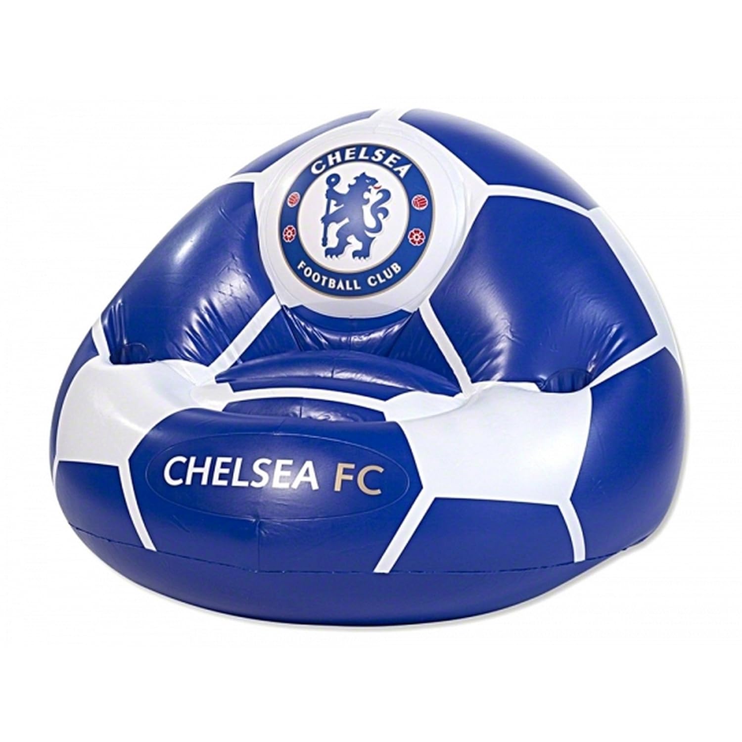 Chelsea FC Official Football Inflatable Chair (One Size) (Blue/White
