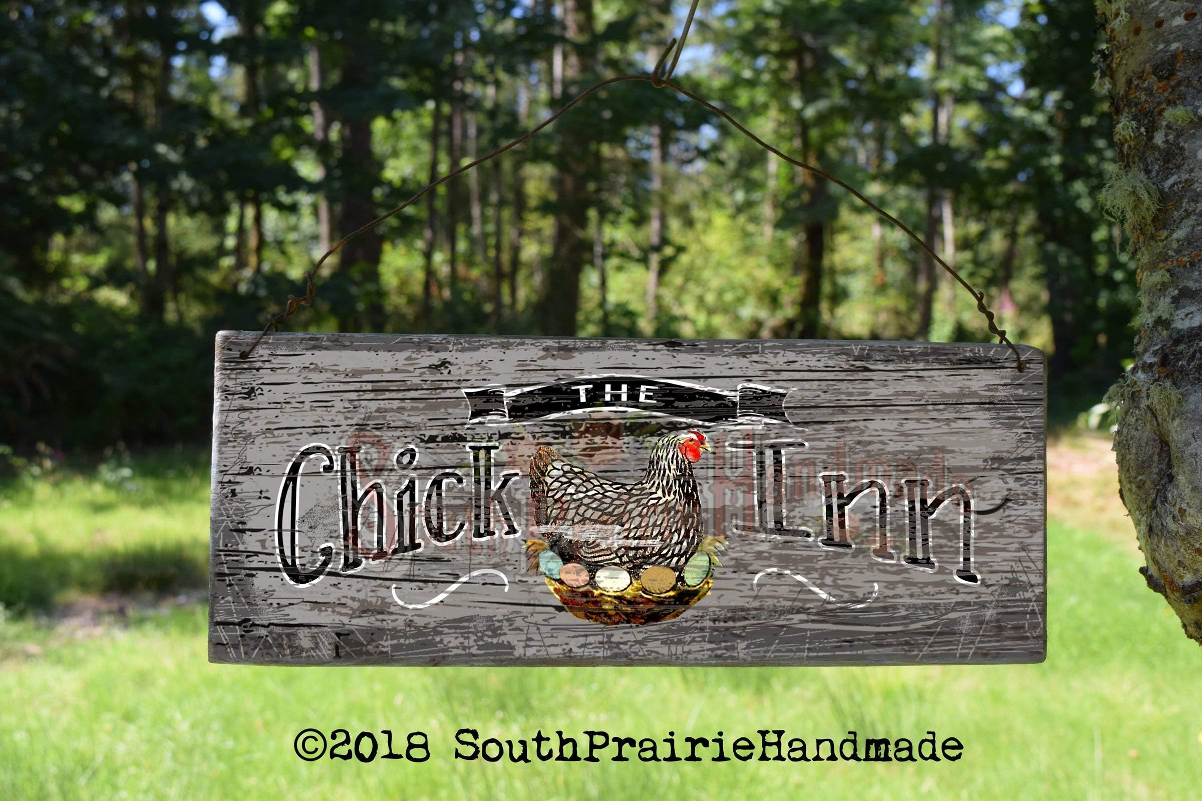 Gale66Lucy Vintage Barn Wood Sign The Chick Inn Sign Chicken Sign Funny Decoupage Wood Chick Inn Sign Vintage Farm Sign Chicken Coop Sign
