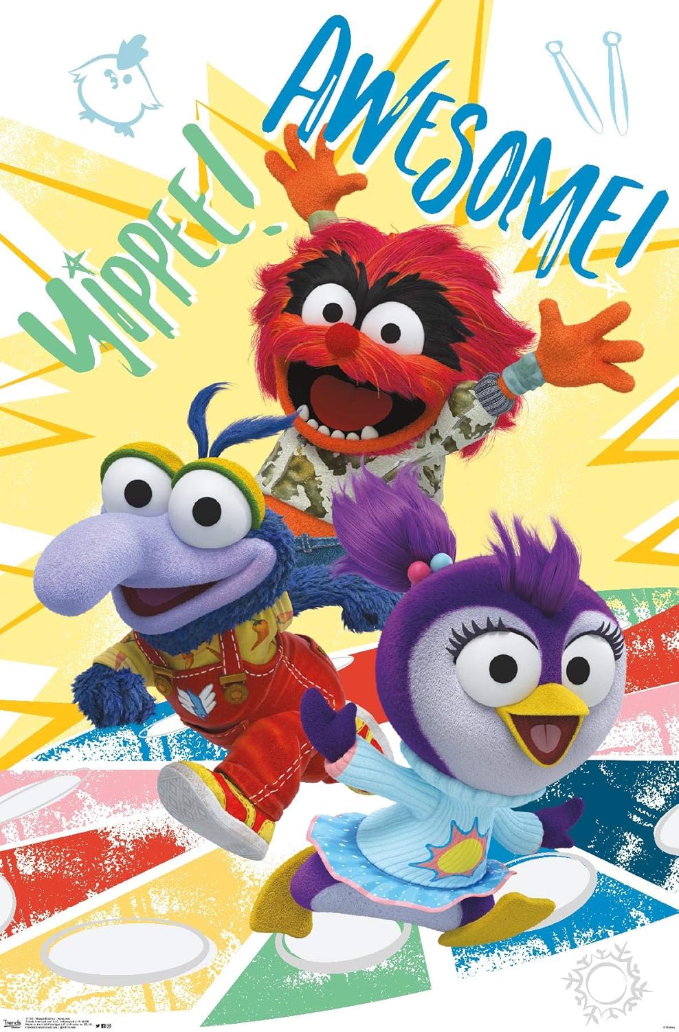 Trends International Disney Muppet Babies - Awesome Wall Poster, 22.375" x 34", Premium Unframed Version