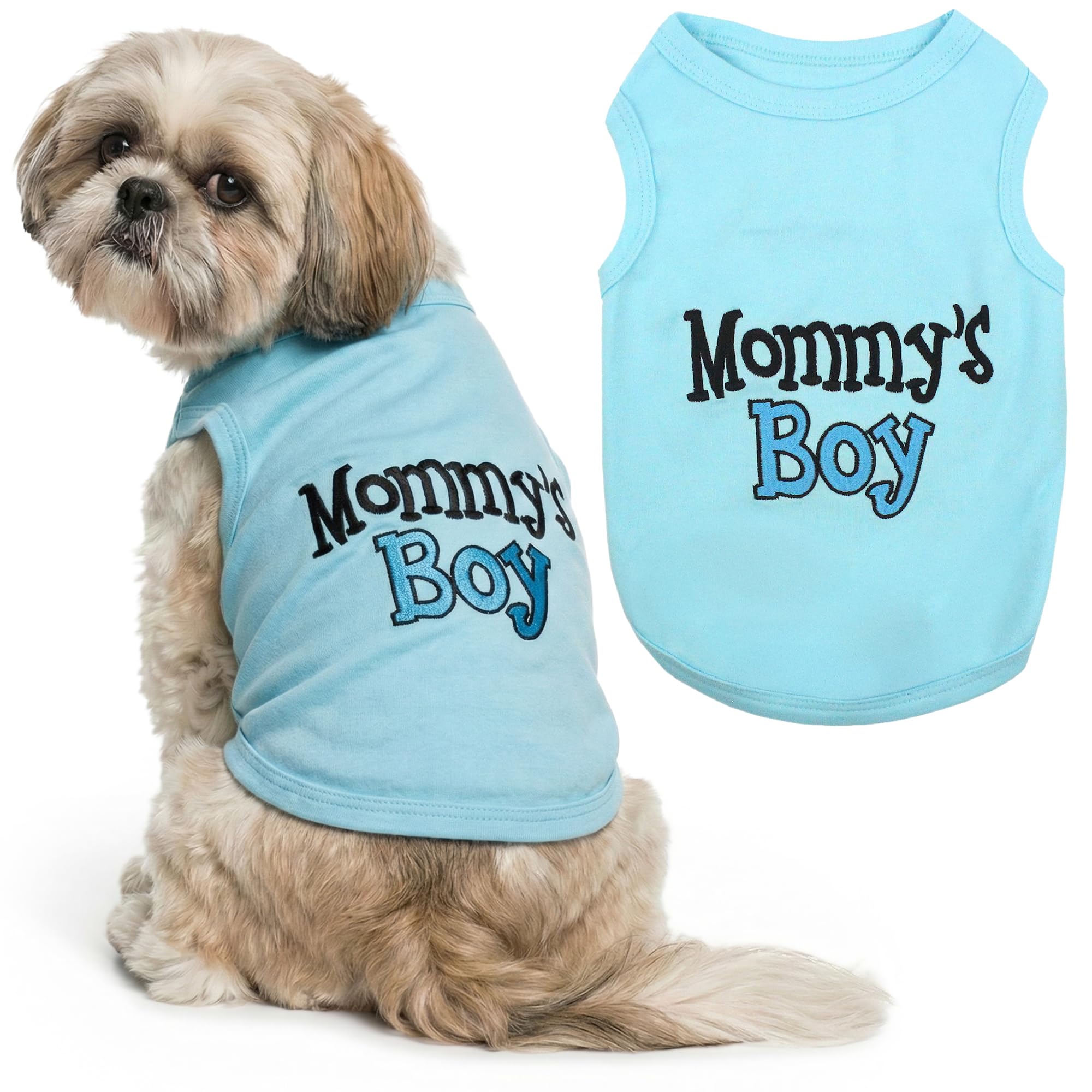 Parisian Pet Mommy's Boy T-Shirt, Medium
