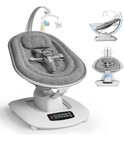 Amazon.com : 4moms MamaRoo Multi-Motion Baby Swing in Classic Grey