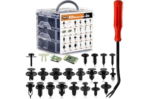 Car Retainer Clips Bumper Clips Plastic Rivets 851PCS Metal Screw Auto Fastener Push Pin Kit Set Panel Clips with Fastener Re