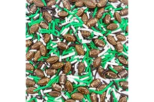 GEORLD 3.2oz Football Sprinkle Baking Cookie Cake Cupcake Decoration Party Ball Sprinkles