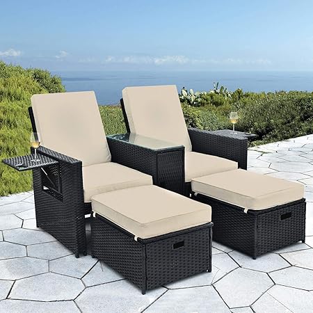 Get Amazon Com B Baijiawei 5pcs Patio Wicker Loveseat Outdoor HD Get Wallpaper Amazon Com B Baijiawei 5pcs Patio Wicker Loveseat Outdoor For iPhone
