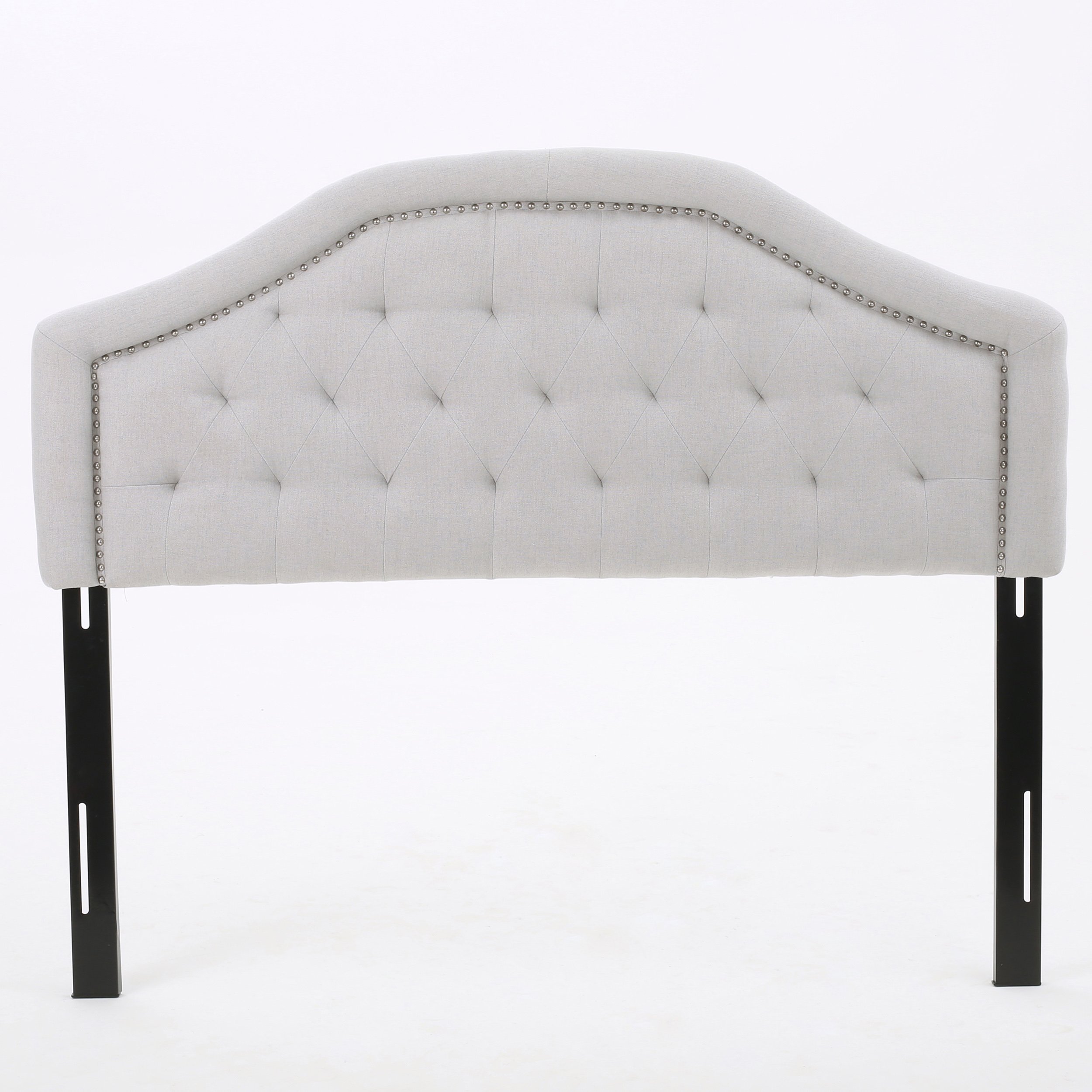 Killian Light Grey Fabric Queen/Full Headboard by Christopher Knight Home