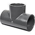 Spears 801 Series PVC Pipe Fitting, Tee, Schedule 80, 3" Socket