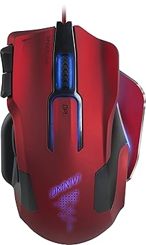 Speedlink Omnivi Core Gaming Mouse USB - Programmierbare Gamer Maus für PC / Computer (Laser-Sensor, bis zu 12000 DPI - 10 fr