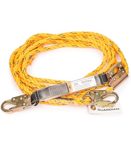 Palmer Safety Vertical Lifeline Assembly - 50FT Rope Harness