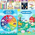 Youngever 13 Pack Laminated Educational Preschool Posters for Toddlers and Kids, Learning Posters, Classroom Posters, Teaching Posters, Alphabet ABC Posters, with Solar System (16 x 11 inch)