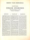 Dohnányi: Essential Finger Exercises