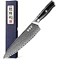 Japan Knife, Japanese Damascus Chef Knife 8 Inch VG10 67 Layers Super Steel Sharp Knife, Non-Slip Ergonomic Pakkawood Handle with Gift Box