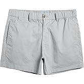 maamgic Mens Shorts Casual 4 Inch Cotton Casual Shorts for Men Elastic Waistband Mens Casual Shorts Daily Wear