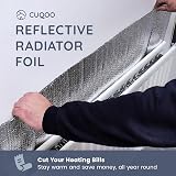 CUQOO Radiator Reflector Roll 5m x 60cm Energy-Saving Insulation</br>Thermal view 2