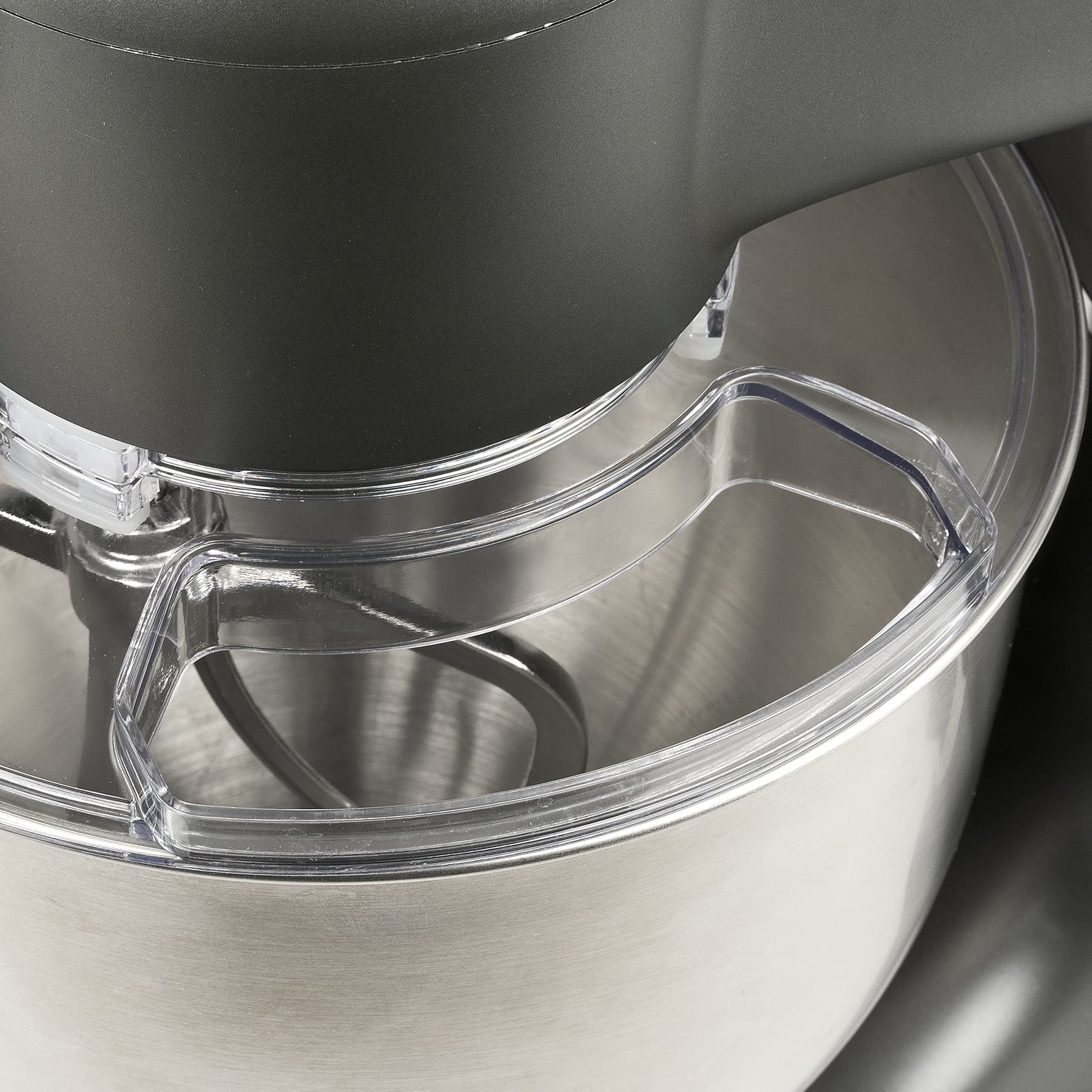 G3 Ferrari G20149 Küchenmaschine Pastaio, 1800 Watt (max), 7 Liter Fassungsvermögen, 6 Geschwindigkeiten, Edelstahlschüssel, inkl. Zubehör, einfacher Knethaken, Anthrazitgrau 5