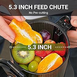 AMZCHEF Juicer Machines, 5.8" Extra Self-Feeding