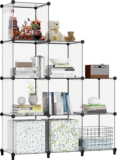 HOMIDEC 9 Cube Storage Bookcase Shelves Large Modular Organizer