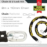 Burg-Wächter 2M Sold Secure Lock Kit Bike Black 2M view 3
