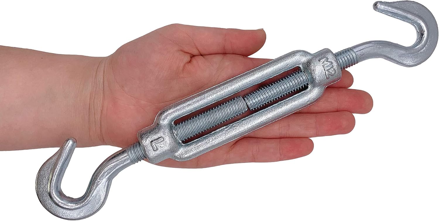 (Pack of 2 pcs) Wire Tensioner 12 x 125 mm Strainer M12 Galvanized