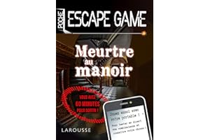 Escape game de poche - Meurtre au manoir (French Edition)