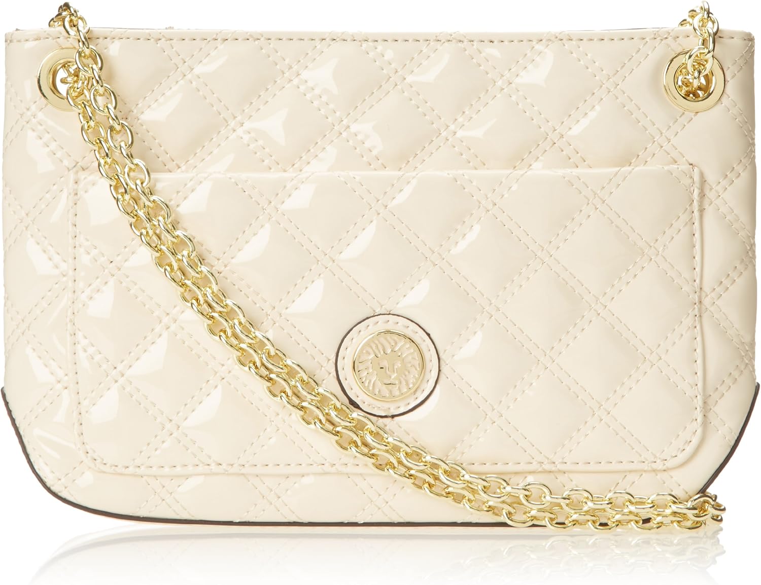 Anne Klein Sweet Debut Shoulder Bag, White/White, One Size Handbags