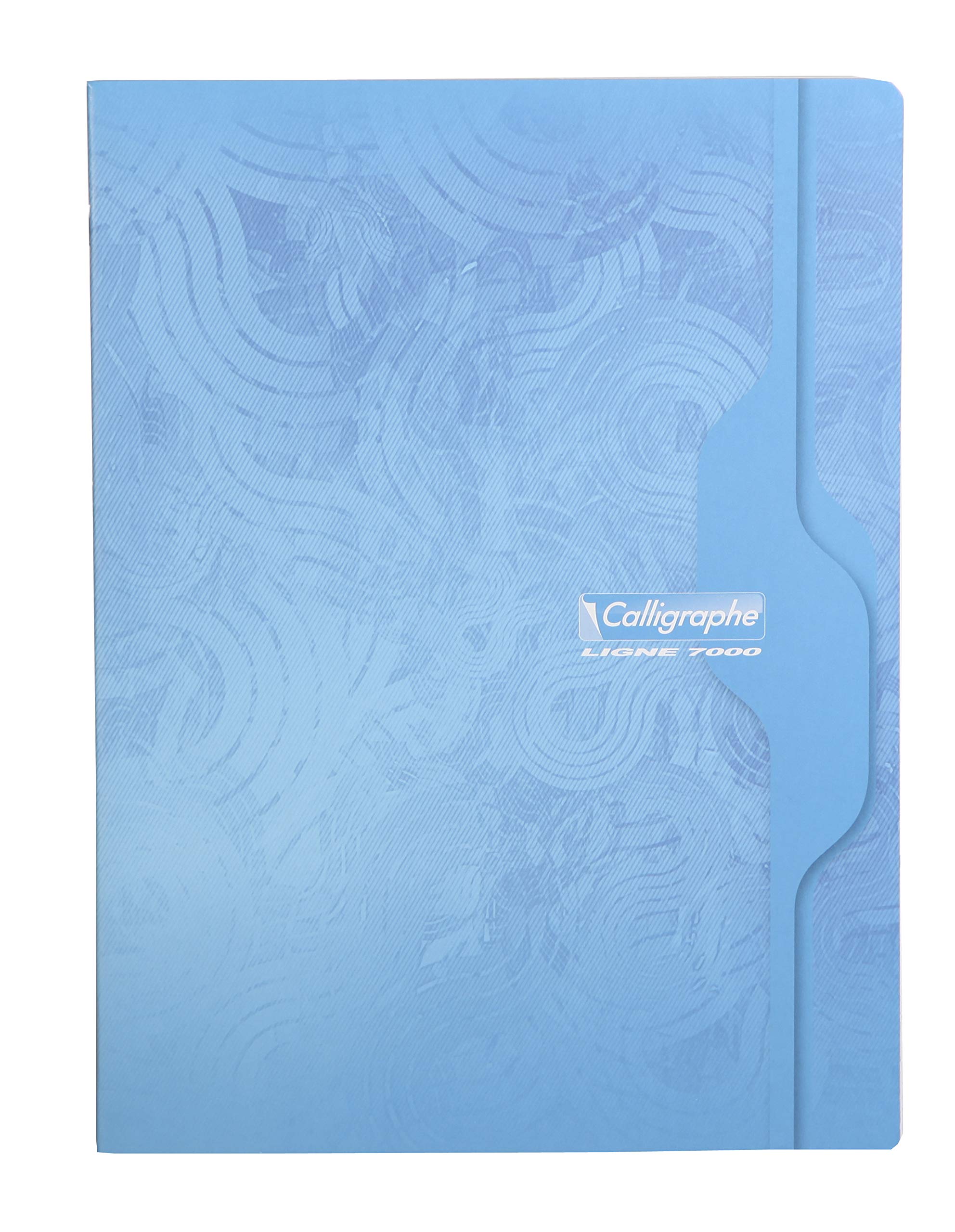 Calligraphe 7495C Set of 10 Stapled Notebooks (Clairefontaine) 24x32 cm - 96 Small Squares Pages - 70 g White Paper - Varnished Card Cover - Random Colours