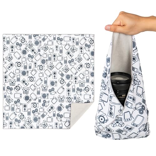 Walking Way Lens Protective Wrap Magic Self-Adhesive Pouch for Cameras Lenses and Electronic Scratch Resistant Versatile Compact Cloth with Strong Holding