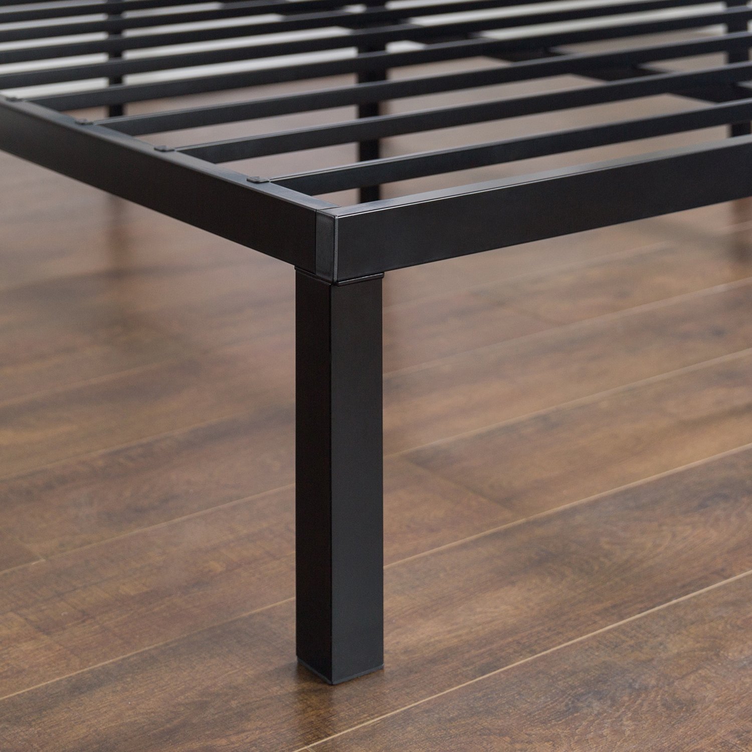 Zinus Quick Lock 14 Inch Metal Platform Bed Frame with Headboard