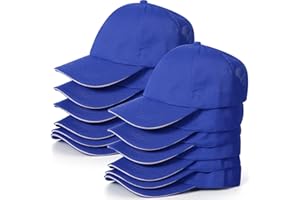 Shyyween Kids Baseball Caps Youth Adjustable Plain Baseball Hats Cotton Blank Hats Bulk for Girls Boys Sport Team