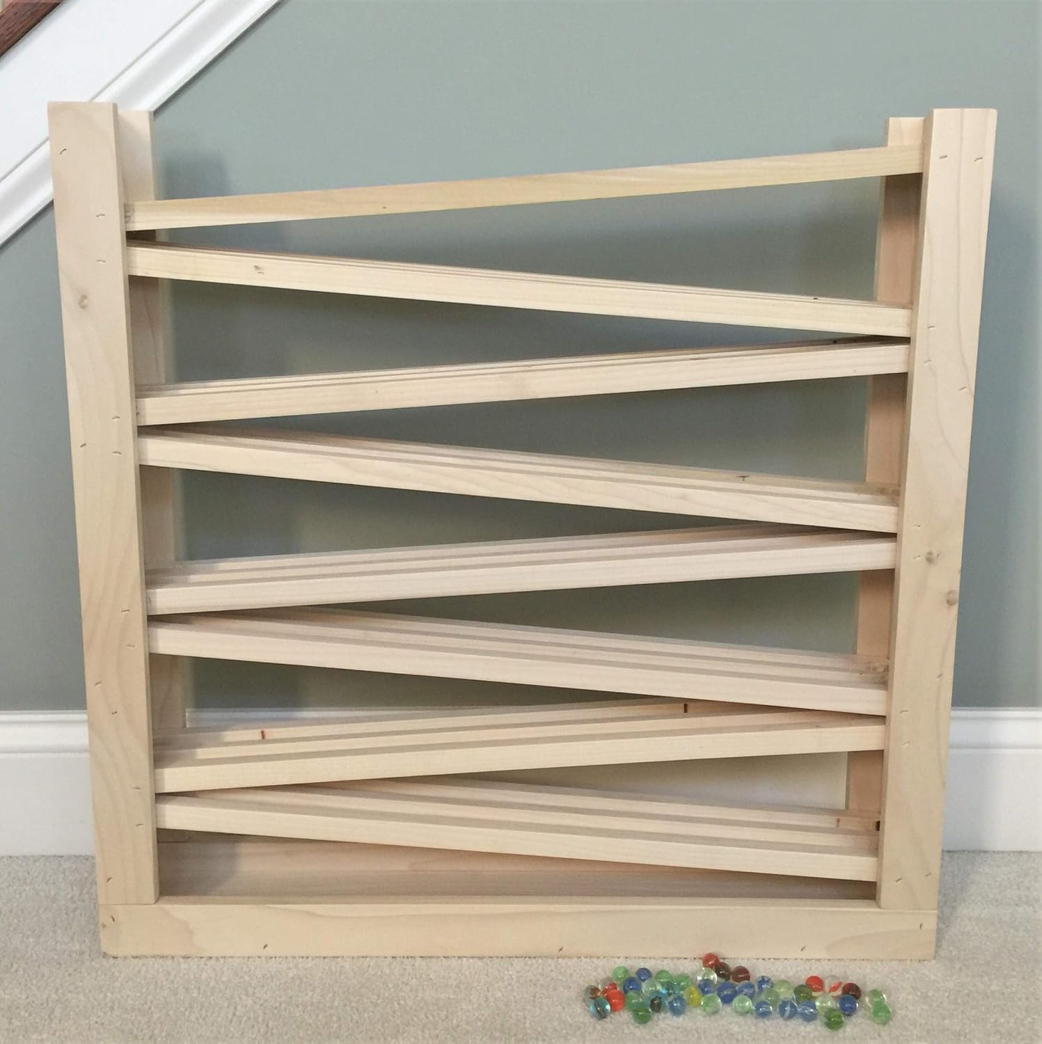 amish wooden marble run